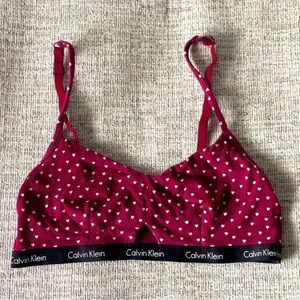 Calvin Klein Women's Heart Bralette